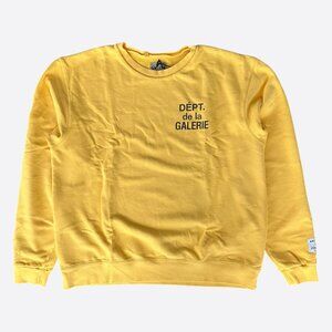 Gallery Dept Yellow & Black French Logo Sweater